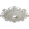 Ekena Millwork Orleans Ceiling Medallion (Fits Canopies up to 8 1/4"), 38 3/8"OD x 6 5/8"ID x 2 7/8"P, Pot of Cream CM38OLPCF - alternate 4
